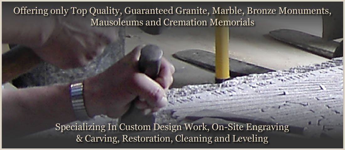 Mathewson Monuments of New London Wisconsin | Grave Markers New London | Granite Monuments | Bronze Monument | Marble Monuments | Mausoleums | Cremation Memorials